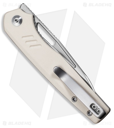 CIVIVI Guile Liner Lock Knife Ivory G-10 (3.25" Satin)