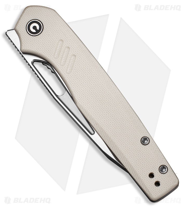 CIVIVI Guile Liner Lock Knife Ivory G-10 (3.25" Satin)