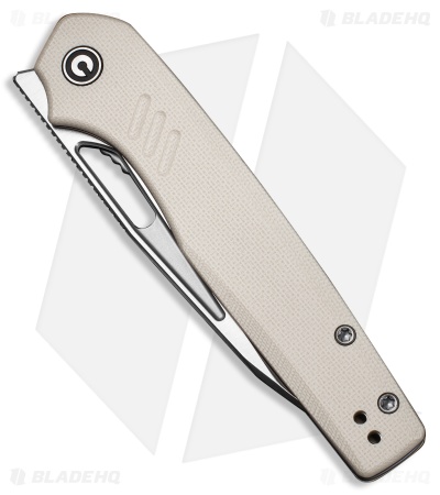 CIVIVI Guile Liner Lock Knife Ivory G-10 (3.25" Satin)