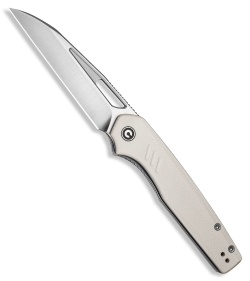 CIVIVI Guile Liner Lock Knife Ivory G-10 (3.25" Satin)