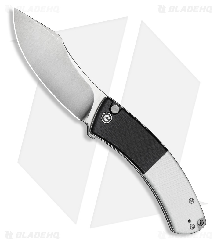CIVIVI Outlaw Muk Knife Black/White G-10 Satin