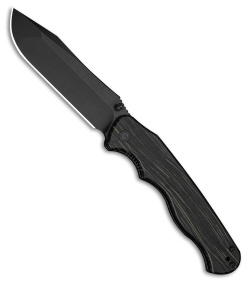 CIVIVI HEADBANGER Liner Lock Knife Green & Black G-Mascus (3.8" Black SW)