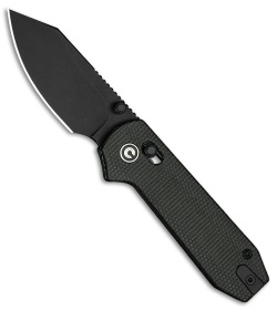 Civivi CIVIVI Lil Yonder Crossbar Lock Knife Dark Green Canvas Micarta (2.44" Black SW) - $55.00 at Blade HQ