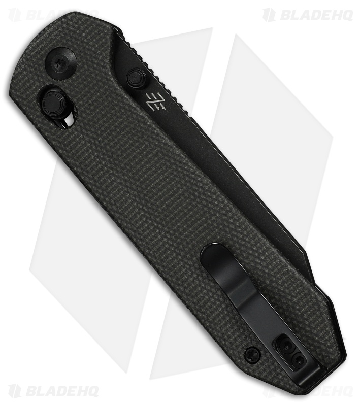 CIVIVI Over Yonder Crossbar Lock Knife Dark Green Canvas Micarta (3.4" Black SW)