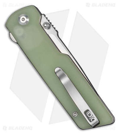 CIVIVI Zygon Top Crossbar Lock Knife Natural G-10/Blue GID (3.24" Satin)