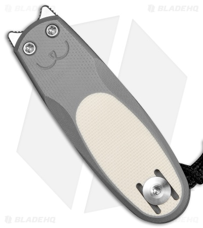 CIVIVI Purr Double Detent Slip Joint Knife Gray & Ivory G-10 (1.8" Satin)
