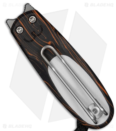 CIVIVI Purr Double Detent Slip Joint Knife Orange/Black/White G-10 (1.8" SW)