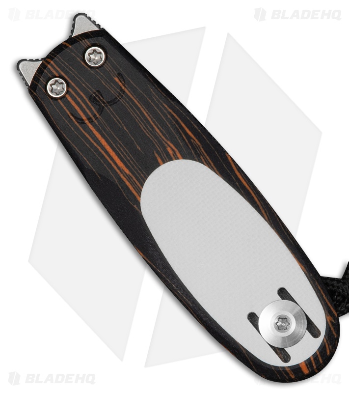 CIVIVI Purr Double Detent Slip Joint Knife Orange/Black/White G-10 (1.8" SW)