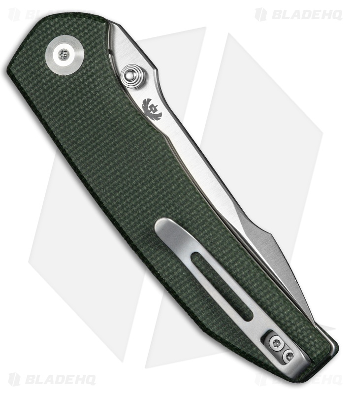 CIVIVI Ryson-E Liner Lock Knife Green Canvas Micarta (3.32" Satin)