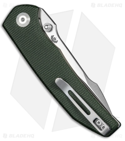 CIVIVI Ryson-E Liner Lock Knife Green Canvas Micarta (3.32" Satin)