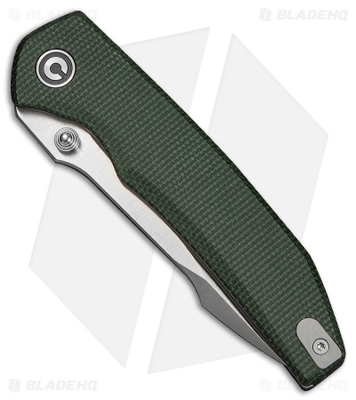 CIVIVI Ryson-E Liner Lock Knife Green Canvas Micarta (3.32" Satin)