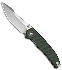 CIVIVI Ryson-E Liner Lock Knife Green Canvas Micarta (3.32" Satin)