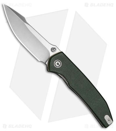 CIVIVI Ryson-E Liner Lock Knife Green Canvas Micarta (3.32" Satin)