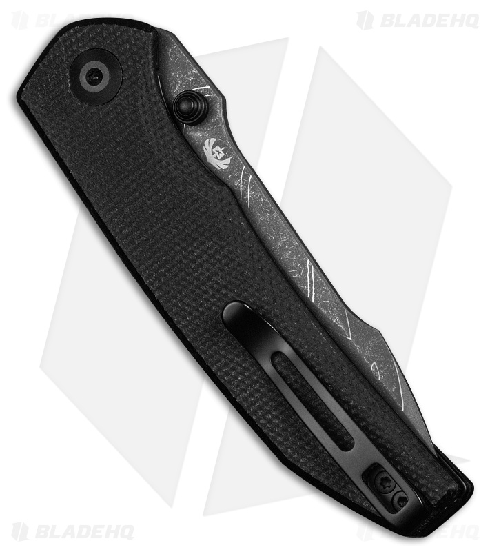 CIVIVI Ryson-E Liner Lock Knife Black Canvas Micarta (3.32" Damascus)