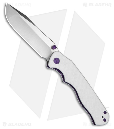 CIVIVI HEADBANGER EP Liner Lock Knife White G-10 (3.3" Satin Nitro-V) C25109-1