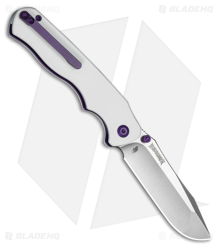 CIVIVI HEADBANGER EP Liner Lock Knife White G-10 (3.3" Satin Nitro-V) C25109-1