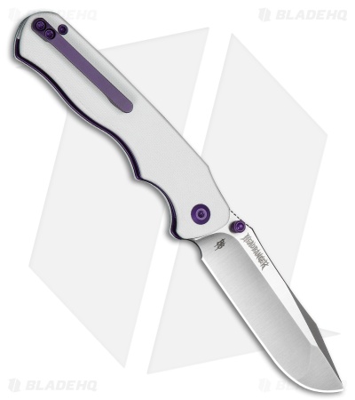 CIVIVI HEADBANGER EP Liner Lock Knife White G-10 (3.3" Satin Nitro-V) C25109-1