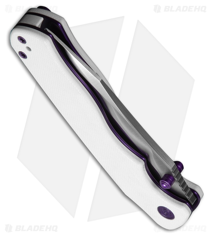 CIVIVI HEADBANGER EP Liner Lock Knife White G-10 (3.3" Satin Nitro-V) C25109-1
