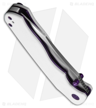 CIVIVI HEADBANGER EP Liner Lock Knife White G-10 (3.3" Satin Nitro-V) C25109-1