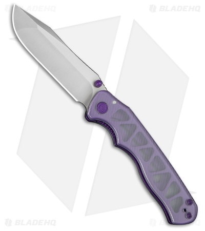 CIVIVI HEADBANGER EP Liner Lock Knife Clear Lexan (3.3" Satin Nitro-V) C25109B-1