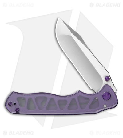 CIVIVI HEADBANGER EP Liner Lock Knife Clear Lexan (3.3" Satin Nitro-V) C25109B-1
