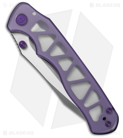 CIVIVI HEADBANGER EP Liner Lock Knife Clear Lexan (3.3" Satin Nitro-V) C25109B-1
