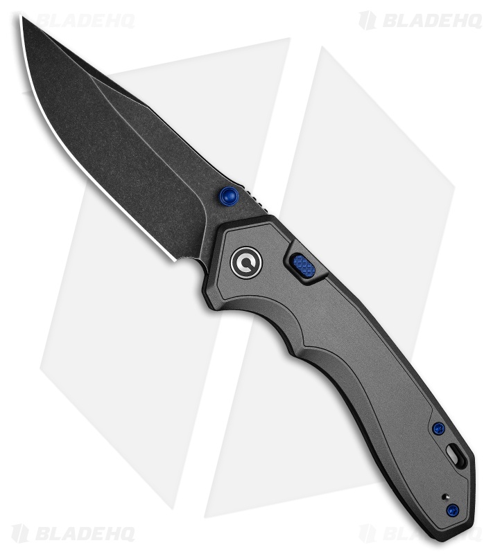 CIVIVI Elite Brova Top Liner Lock Knife Gray Aluminum (3.4" Black SW)