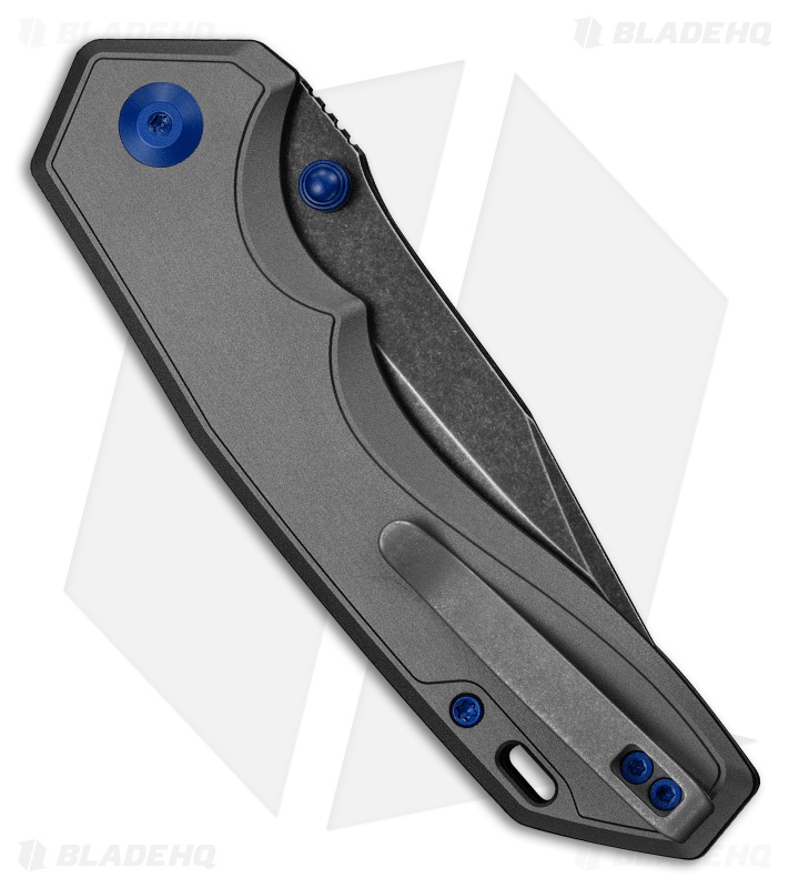 CIVIVI Elite Brova Top Liner Lock Knife Gray Aluminum (3.4" Black SW)