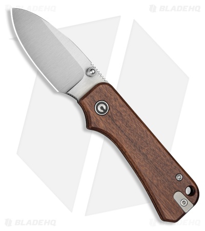 CIVIVI Baby Banter Slip Joint Knife Guibourtia Wood (2.3" Satin)