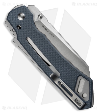 CIVIVI Buster FG Superlock Knife Neutral Blue Coarse G-10 (4.2" Satin)
