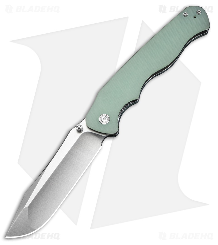 CIVIVI HEADBANGER Liner Lock Knife Natural G-10 (3.8" Satin)