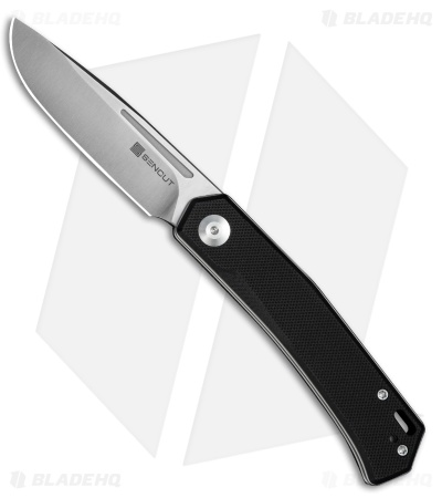 SENCUT Braxx Slip Joint Knife Black G-10 (3.1" Satin D2)