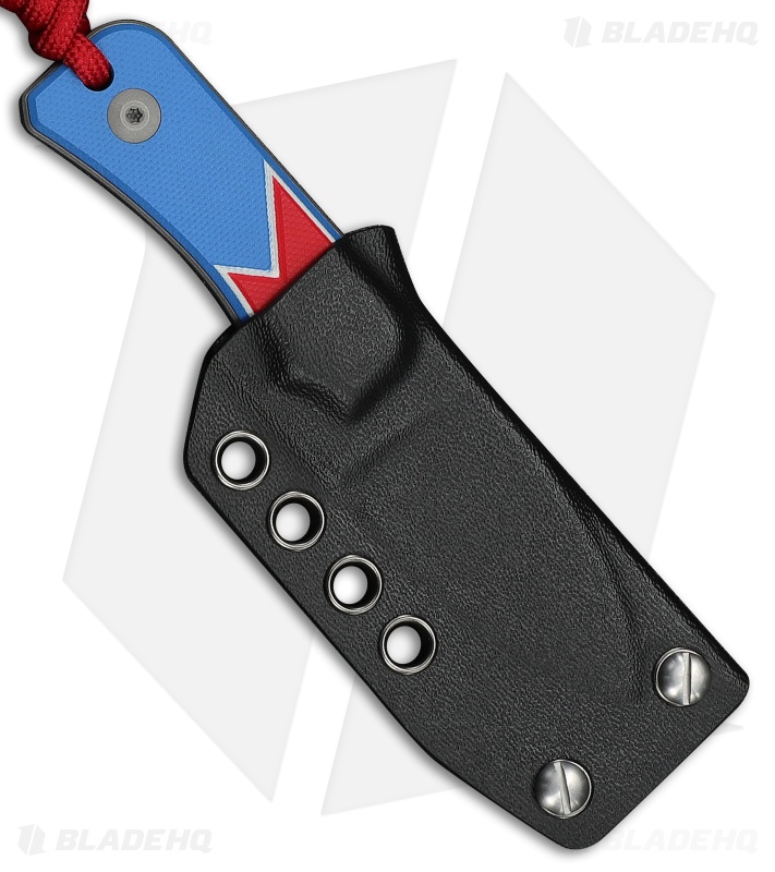 CIVIVI Baby Banter Fixed Blade Knife Blue/Red G-10 Gray/SW