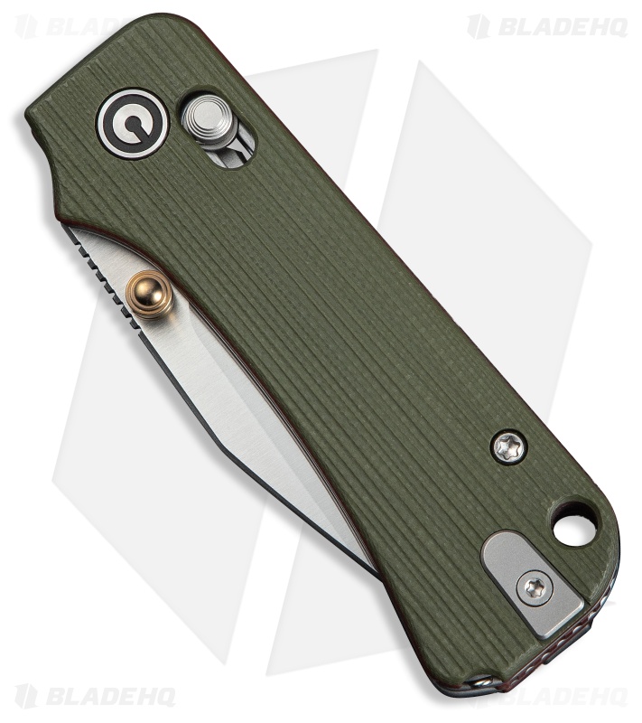 CIVIVI Baby Banter 2 - TG Crossbar Lock Knife Milled Green/Red G-10 (2.3" Satin)