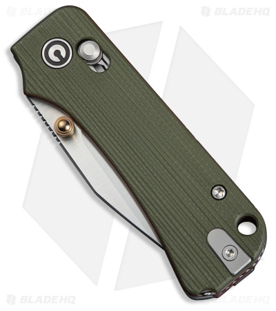 CIVIVI Baby Banter 2 - TG Crossbar Lock Knife Milled Green/Red G-10 (2.3" Satin)