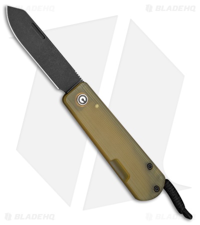 CIVIVI Slippy Sendy Slip Joint Knife Milled BB Ultem (2.8" Black SW Nitro-V)