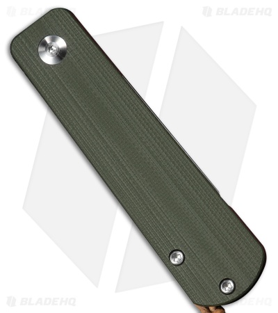 CIVIVI Sippy Sendy Slip Joint Knife Miled Green & Red G-10 (2.8" Satin)