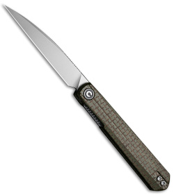 CIVIVI Clavi Liner Lock Knife Green Burlap Micarta (2.34" BB Nitro-V)