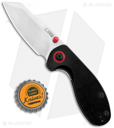 CJRB Swaggs Maileah Liner Lock Knife Black G-10 (2.3" Sand Polish) J1918-BKF