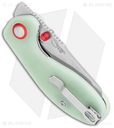 CJRB Swaggs Maileah Liner Lock Knife Natural G-10 (2.3" Sand Polish) J1918-NTG
