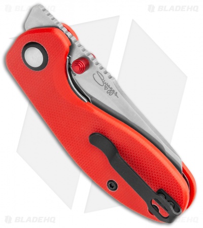 CJRB Swaggs Maileah Liner Lock Knife Red G-10 (2.3" Sand Polish) J1918-REF