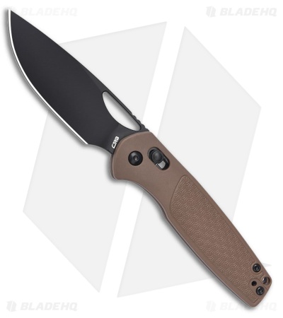 CJRB Acacia Crossbar Lock Brown FRN Drop Point Black AR-RPM9