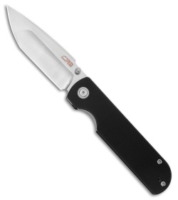 ノバ② CJRB Nova Pocket Knife | Black G-10 + Tanto Sand Polish