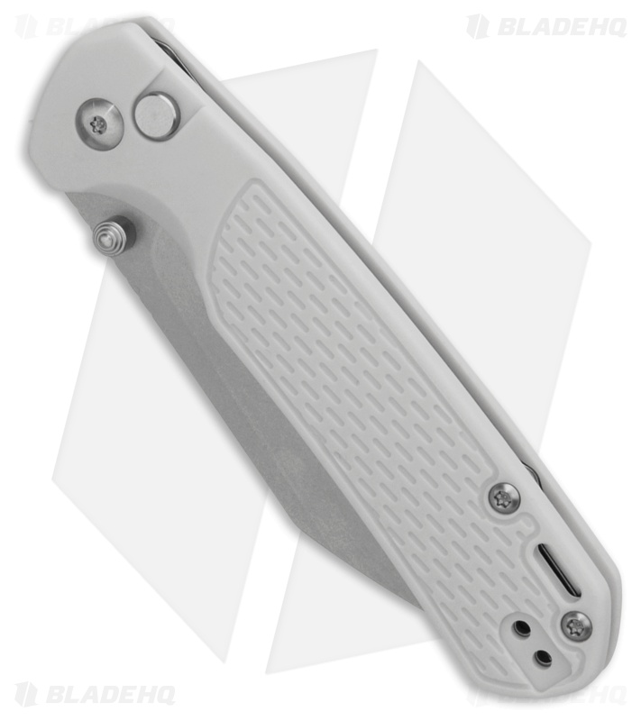 CJRB Pyrite-Light Button Lock Knife Gray FRN (3.3" Stonewash)