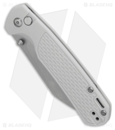 CJRB Pyrite-Light Button Lock Knife Gray FRN (3.3" Stonewash)