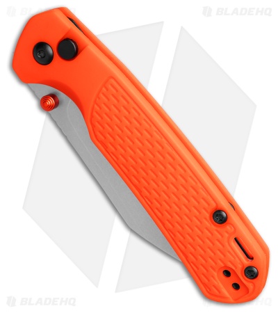 CJRB Pyrite-Light Button Lock Knife Orange FRN (3.3" Stonewash AR-SFII)