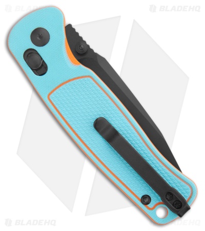 Bandalo:re （Bグレ） CJRB Shale Crossbar Lock Knife | Blue/Orange G-10 + AR-RPM9