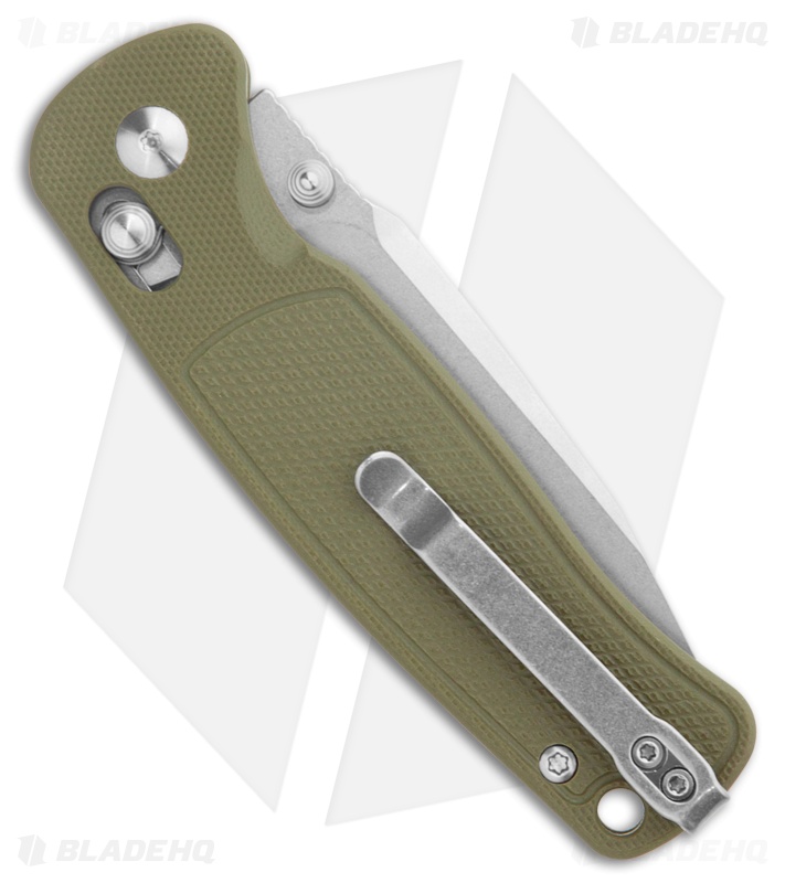 CJRB Shale Crossbar Lock Knife | Green G-10 + Satin AR-RPM9