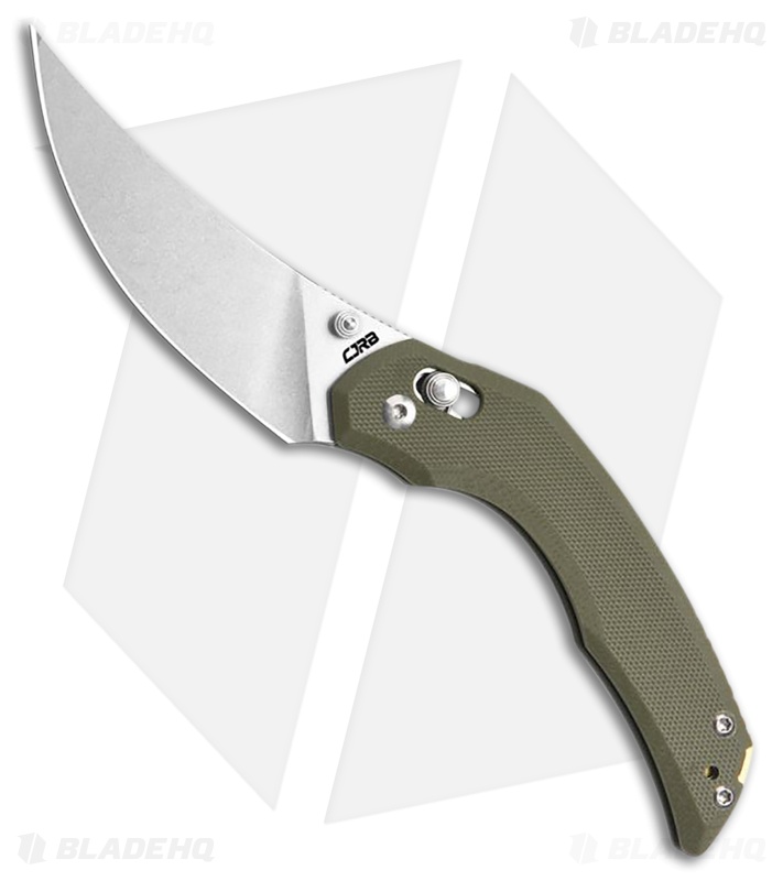 Third Life ノバート・ショルナー CJRB Nanner Crossbar Lock Knife Green G-10 SW