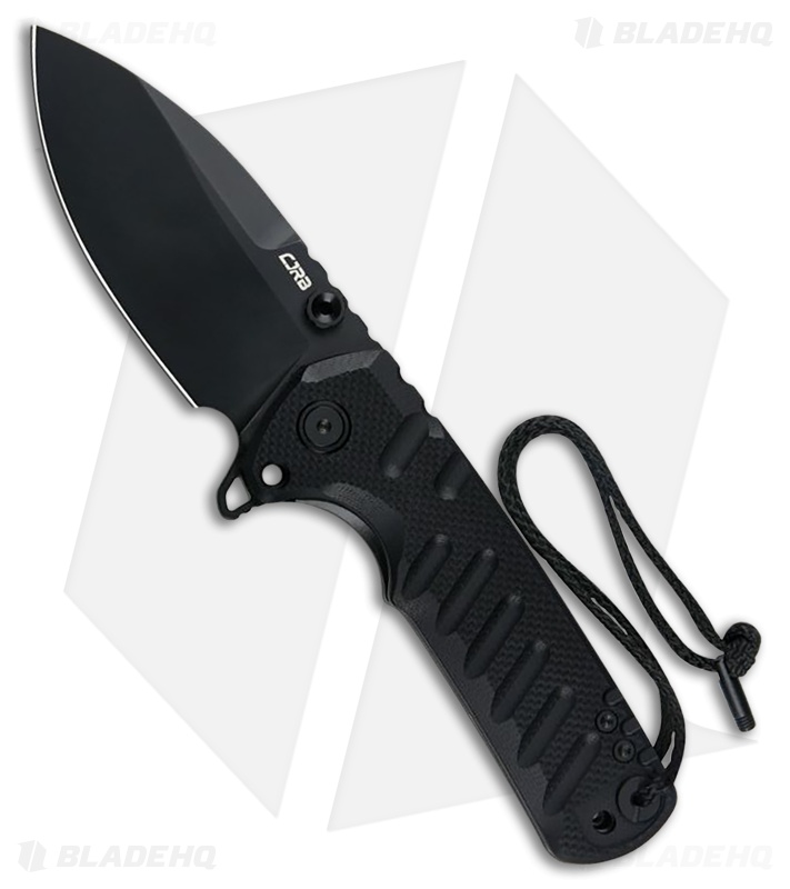 CJRB Tundra Liner Lock Knife Black G-10 (3.8" Black PVD)